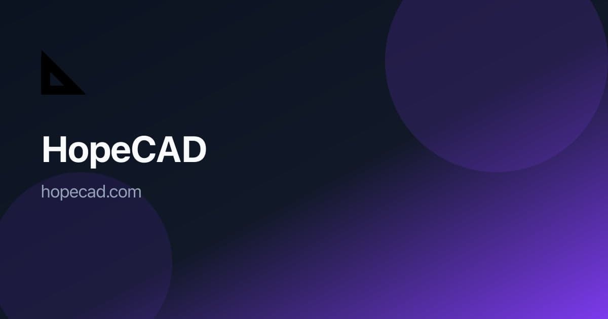 HopeCAD preview